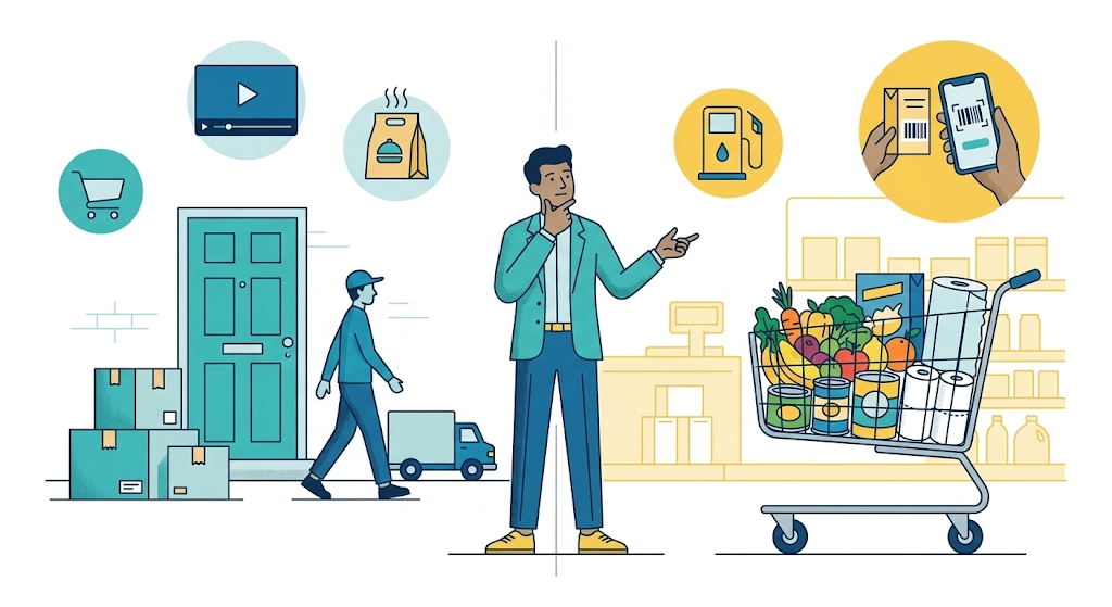 Amazon Prime vs Walmart+ membership comparison for shopping and grocery habits