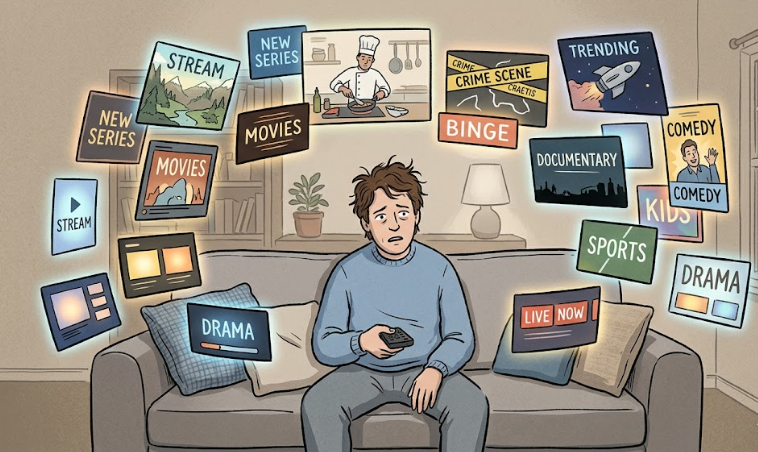 Overwhelmed by streaming content choices